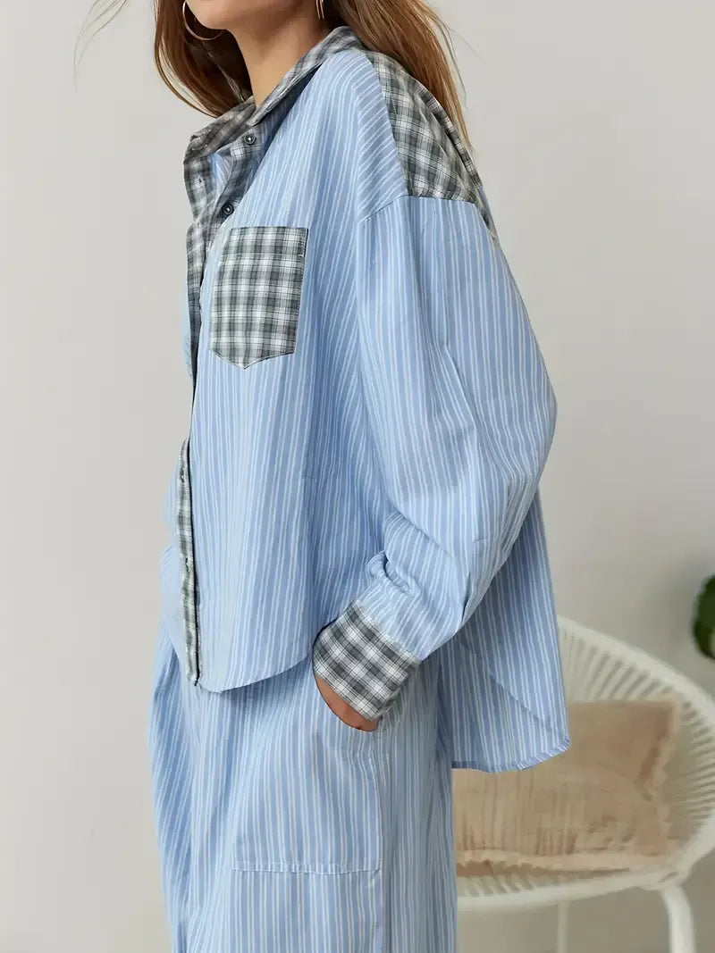 Luchtige pyjama set dames – Serene