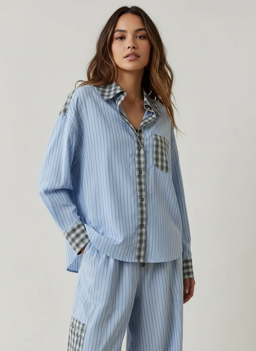 Luchtige pyjama set dames – Serene
