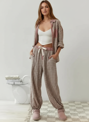 Luchtige pyjama set dames – Serene