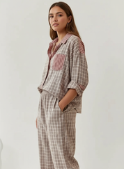 Luchtige pyjama set dames – Serene