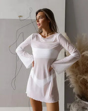Luchtige strand cover-up jurk dames – Solène