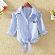 Luchtige strikblouse voor dames – Denise