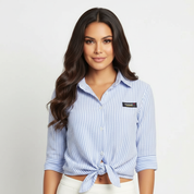 Luchtige strikblouse voor dames – Denise