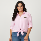 Luchtige strikblouse voor dames – Denise