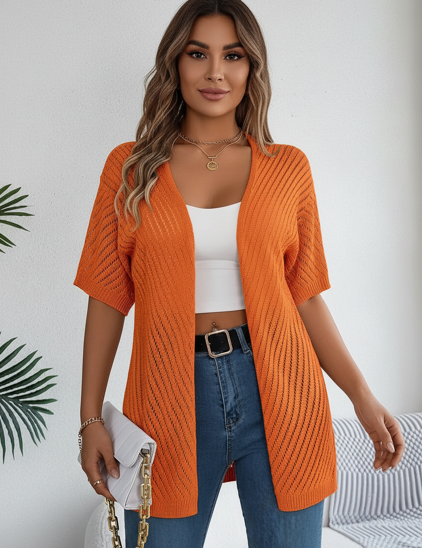 Lightweight knitted women's cardigan – Alina