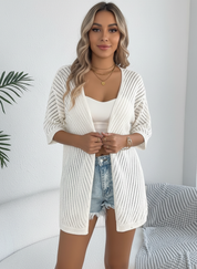 Luchtig gebreid dames vest – Alina