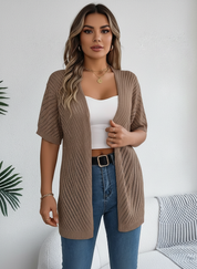 Luchtig gebreid dames vest – Alina