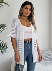 Luchtig gebreid dames vest – Alina