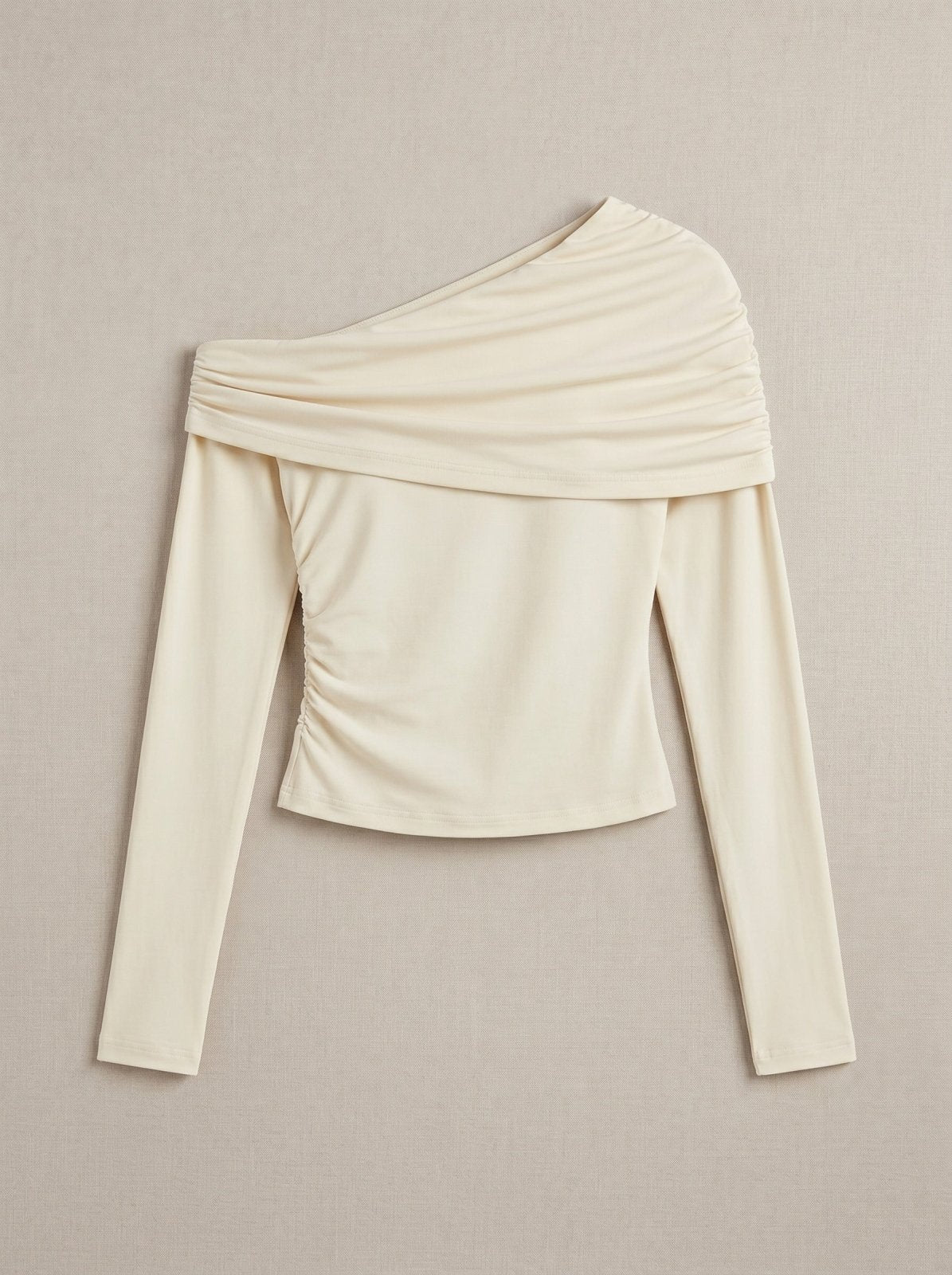Luxe One-Shoulder Drapering Top – Sophia