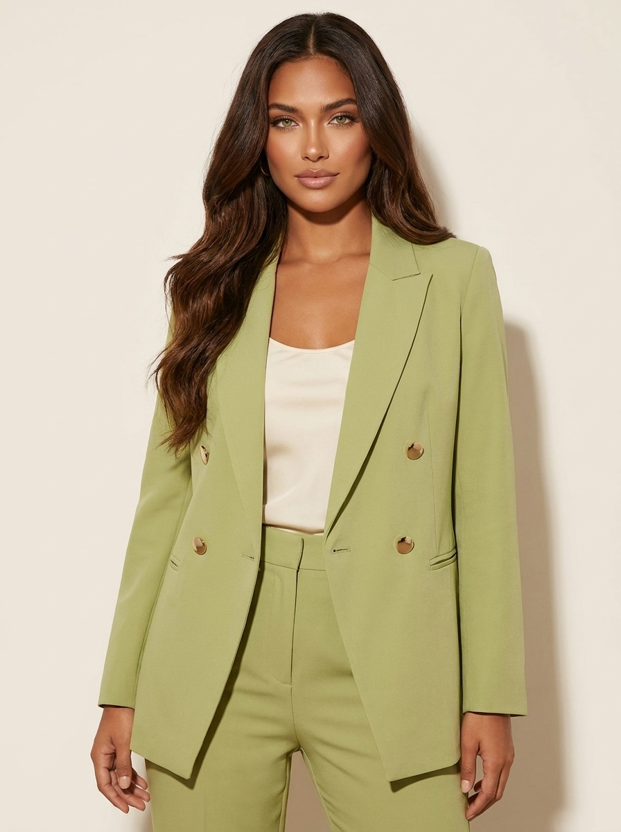Luxe double-breasted blazer - Vivienne