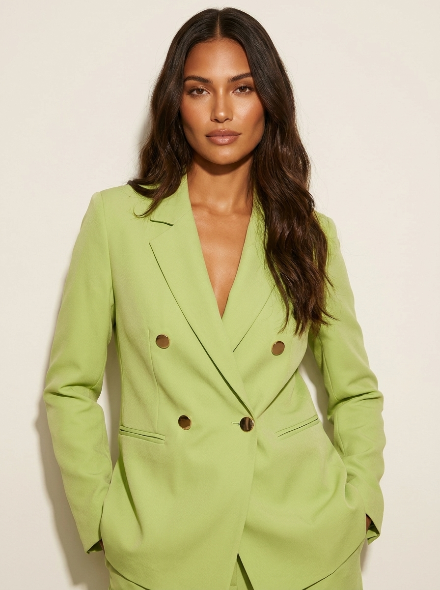 Luxe double-breasted blazer - Vivienne
