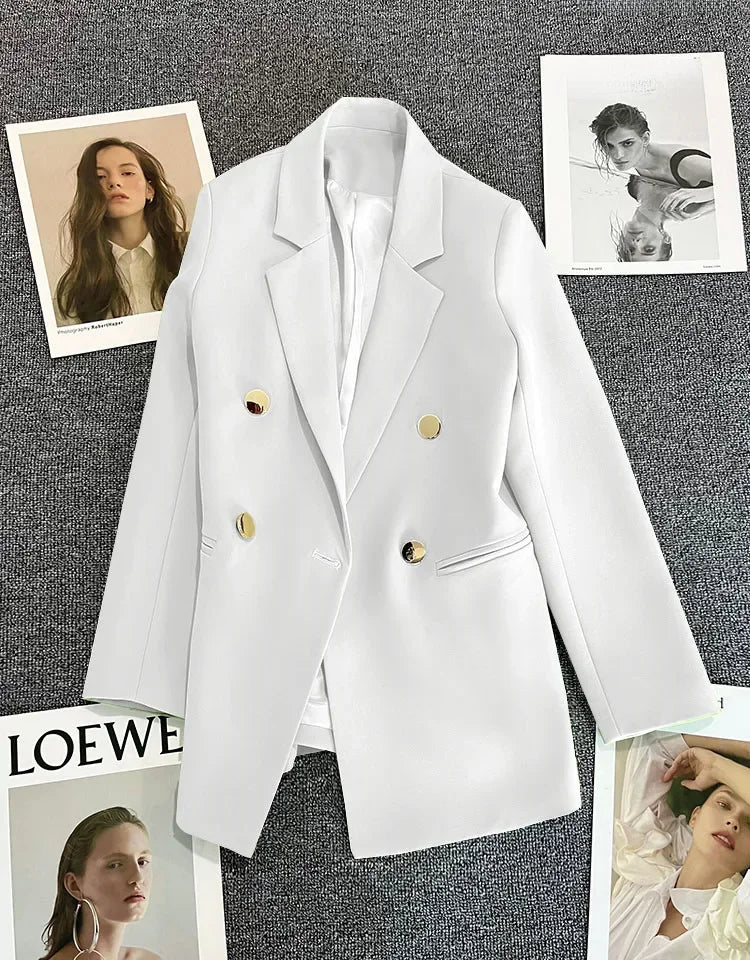 Luxe double-breasted blazer - Vivienne