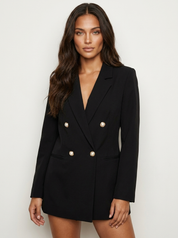 Luxe double-breasted blazer - Vivienne