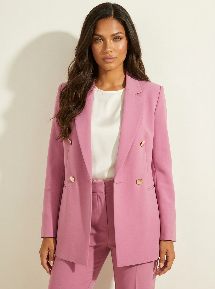 Luxe double-breasted blazer - Vivienne