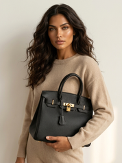 Luxe handtas met elegante sluiting - Vivienne