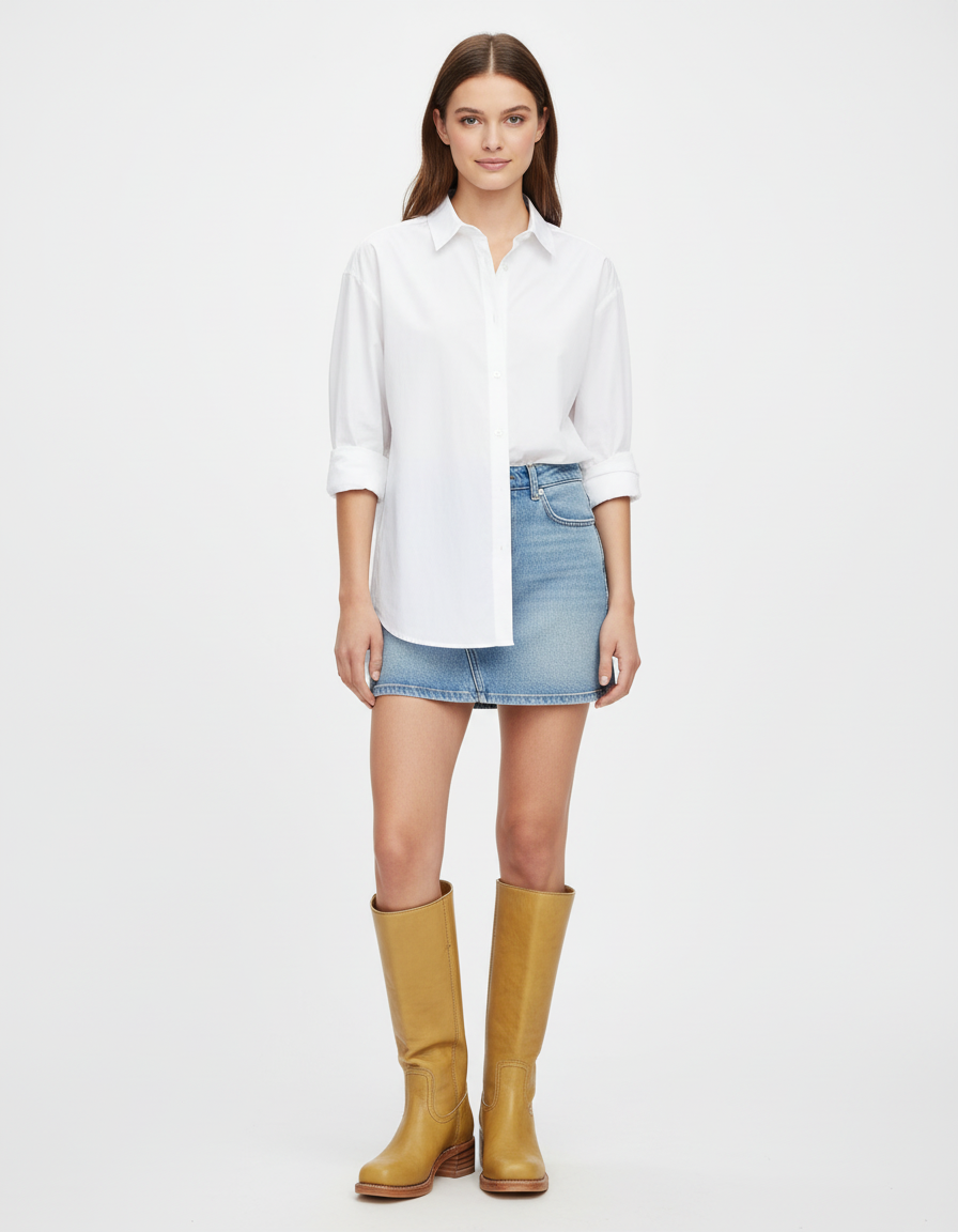 Luxe leren dameslaarzen met tijdloze western uitstraling