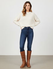 Luxe leren dameslaarzen met tijdloze western uitstraling