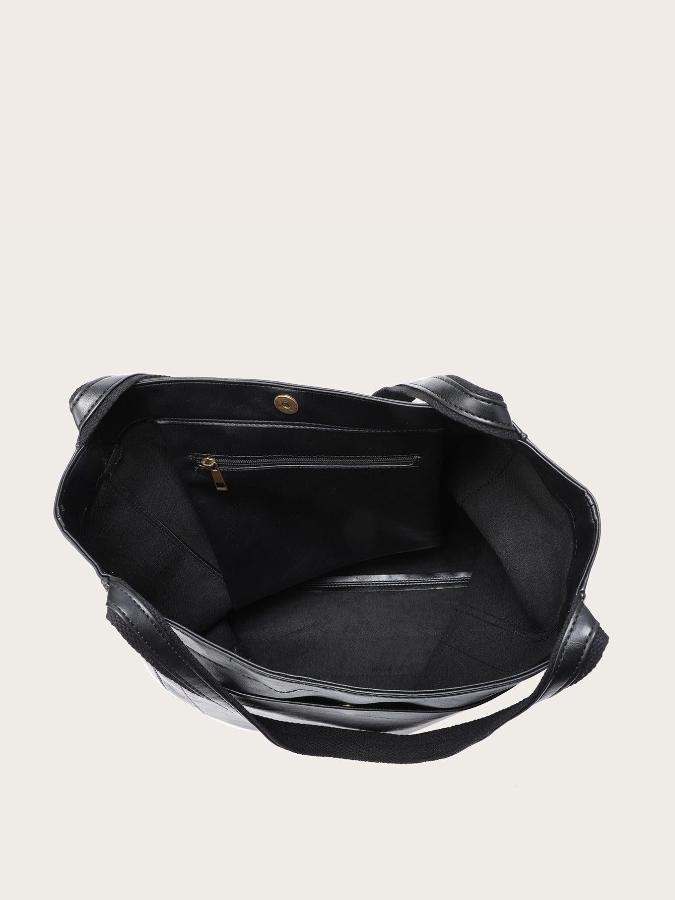 Luxe ruime vintage handtas