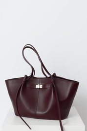Luxe shopper met gouden sluiting - Gianna