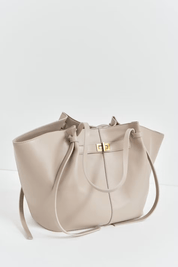 Luxe shopper met gouden sluiting - Gianna