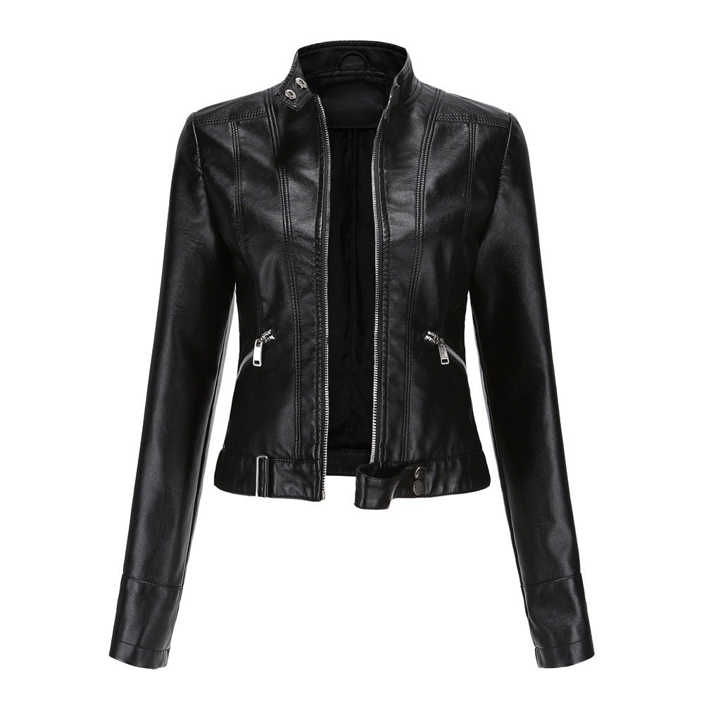 Luxury biker jacket for women