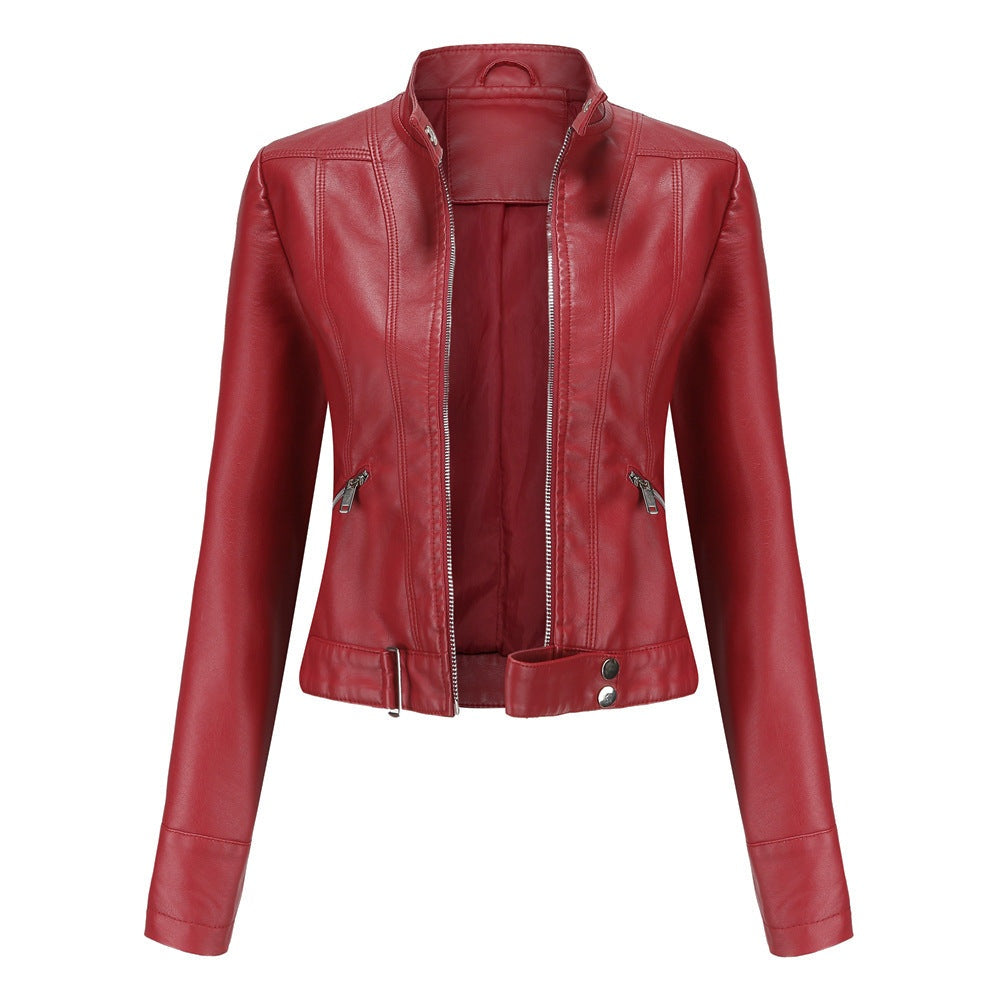 Luxury biker jacket for women