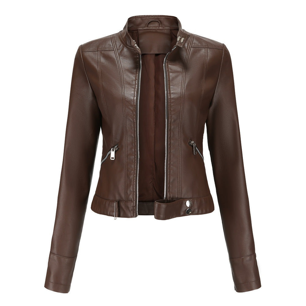Luxury biker jacket for women