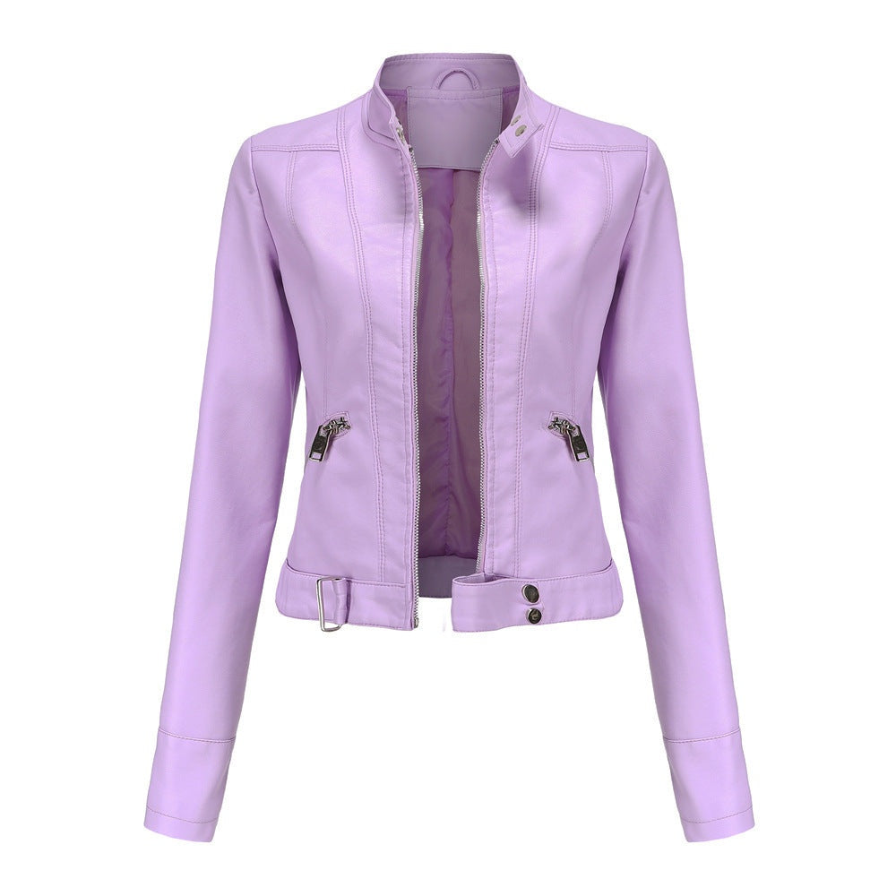 Luxury biker jacket for women