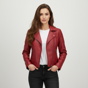 Luxe bikerjack voor dames