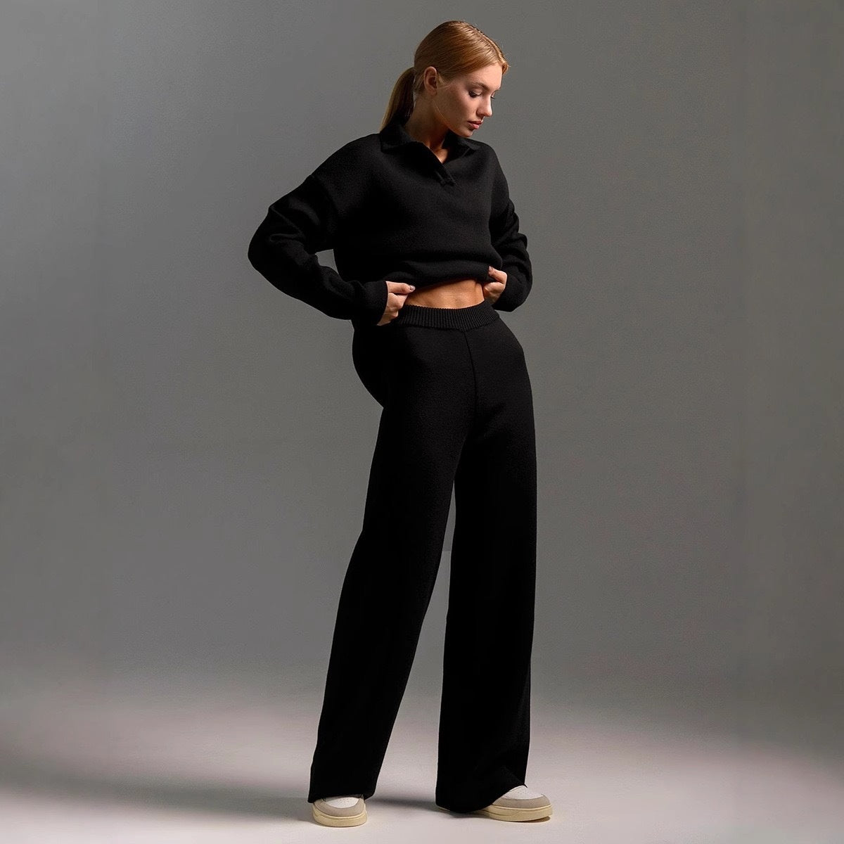 Luxe cashmere lounge set dames – Clairmont