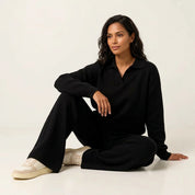 Luxe cashmere lounge set dames – Clairmont