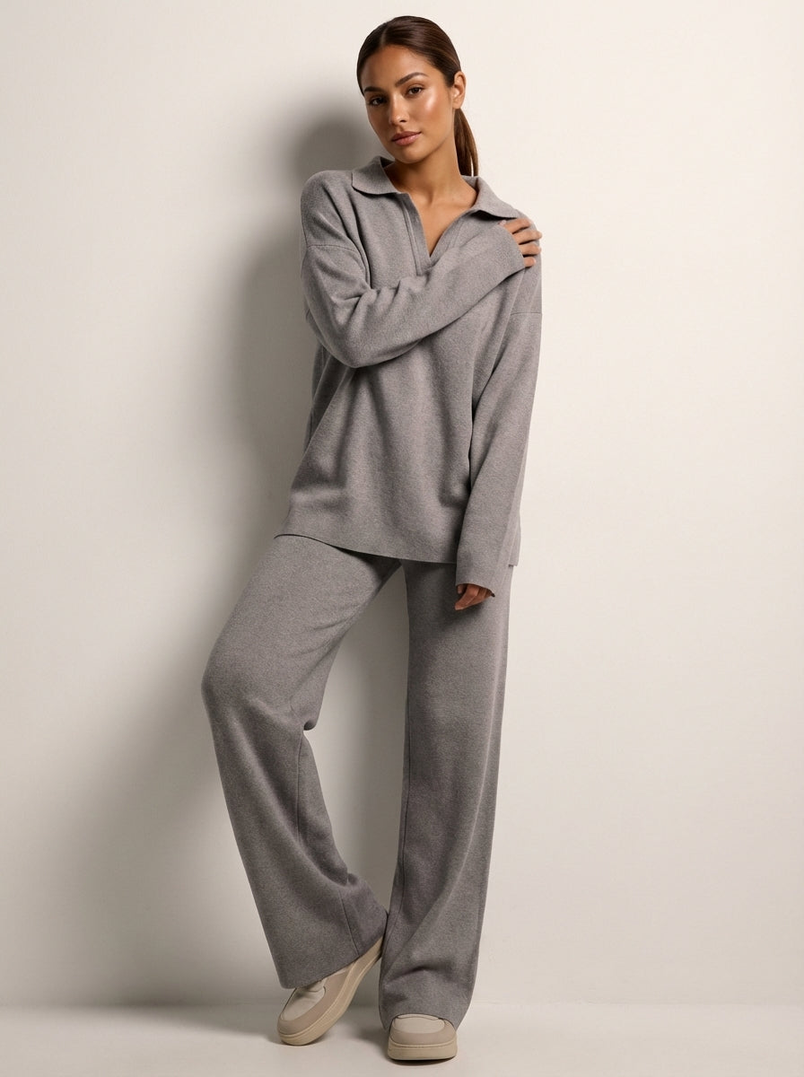 Luxe cashmere lounge set dames – Clairmont