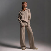 Luxe cashmere lounge set dames – Clairmont
