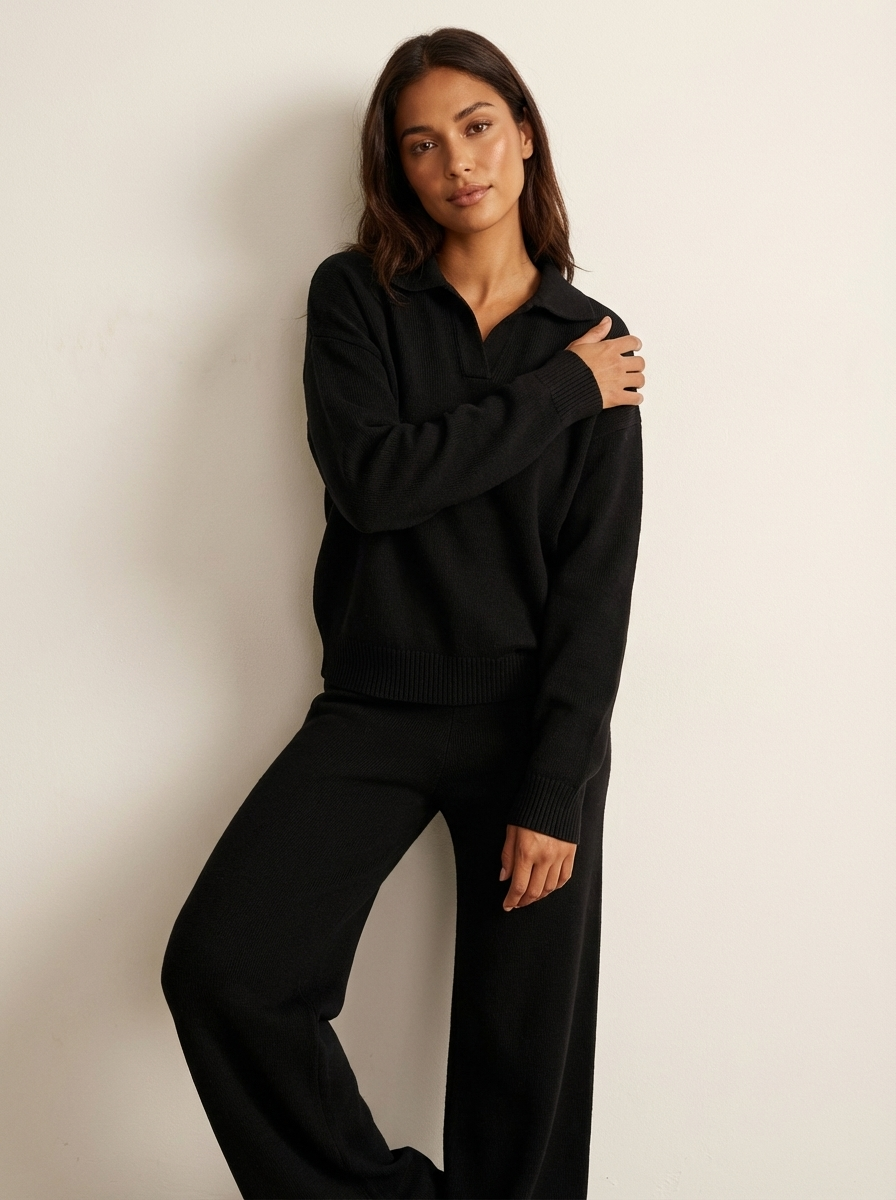 Luxe cashmere lounge set dames – Clairmont