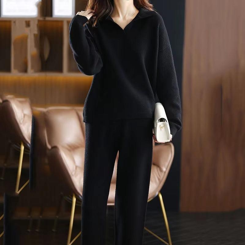 Luxe cashmere lounge set dames – Clairmont