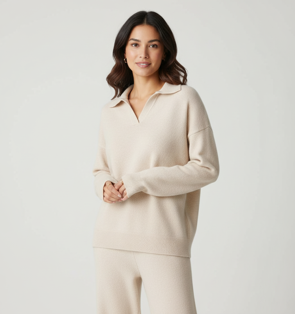 Luxe cashmere lounge set dames – Clairmont
