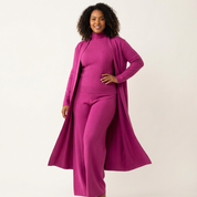 Luxe comfortabel 3-delig cardigan pak voor dames