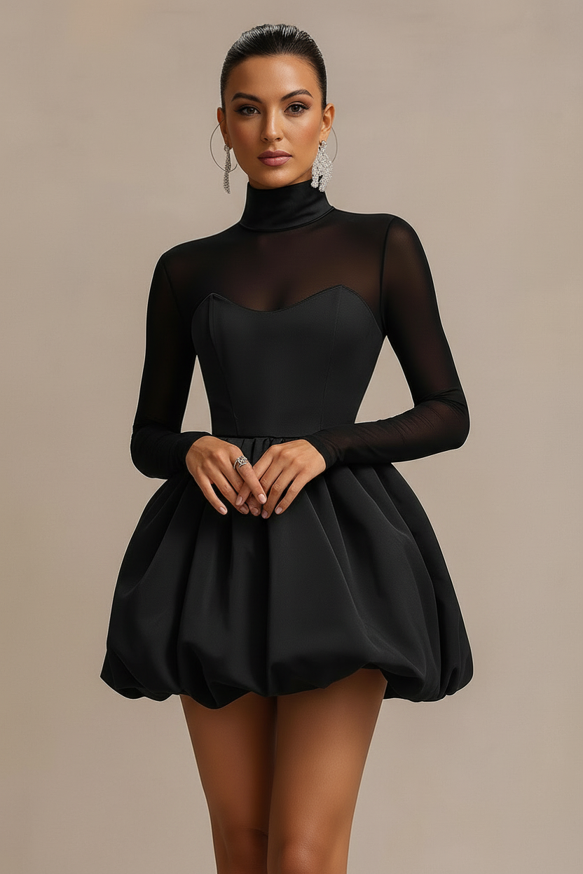 Luxe dames mini jurk – Bina