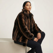 Luxe faux fur bomberjas – Valérie