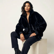 Luxe faux fur bomberjas – Valérie