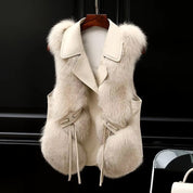 Luxe faux fur dames gilet – Empress