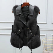 Luxe faux fur dames gilet – Empress