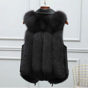 Luxe faux fur dames gilet – Empress