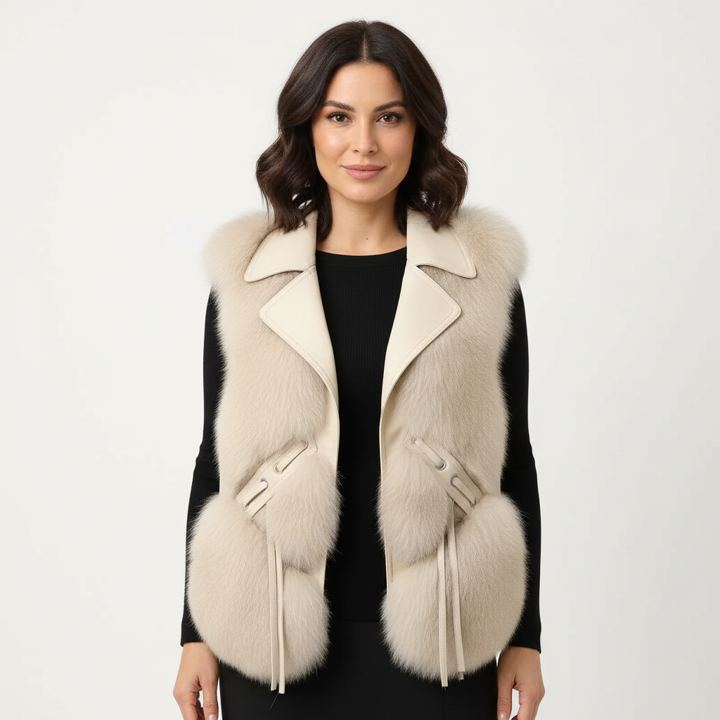 Luxe faux fur dames gilet – Empress