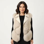 Luxe faux fur dames gilet – Empress