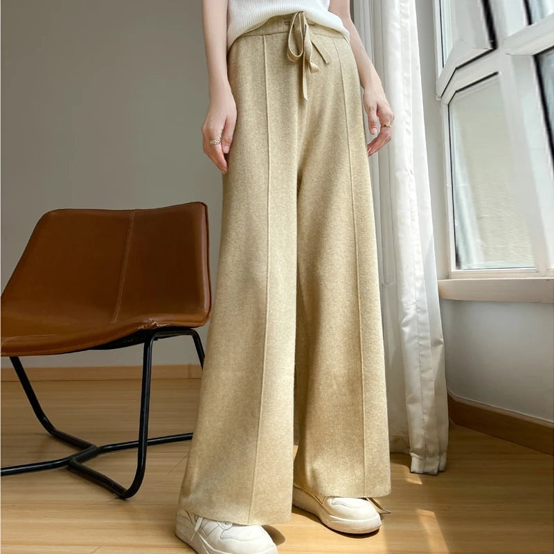 Luxe wide-leg dames pantalon – Monarque