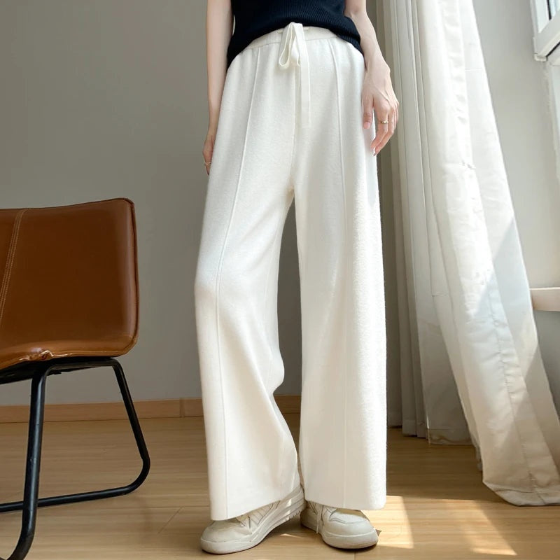 Luxe wide-leg dames pantalon – Monarque