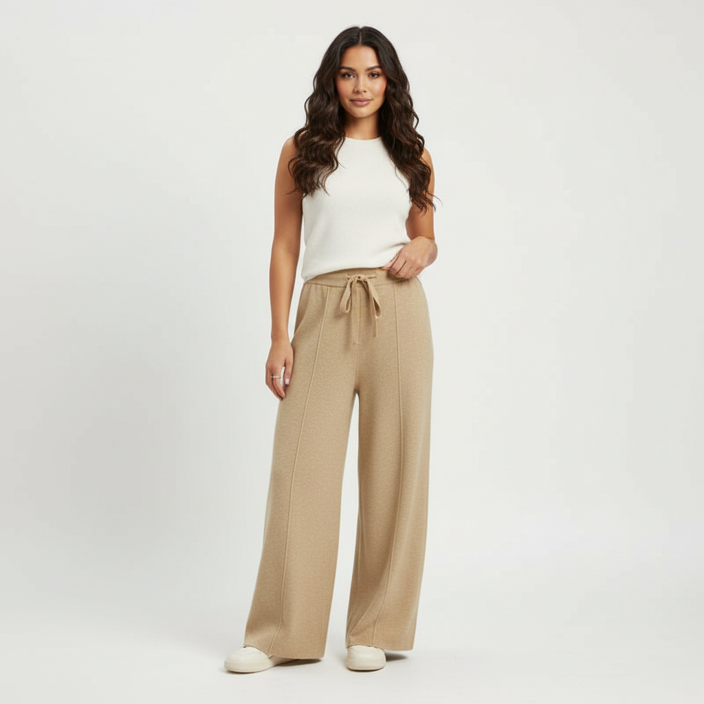 Luxe wide-leg dames pantalon – Monarque
