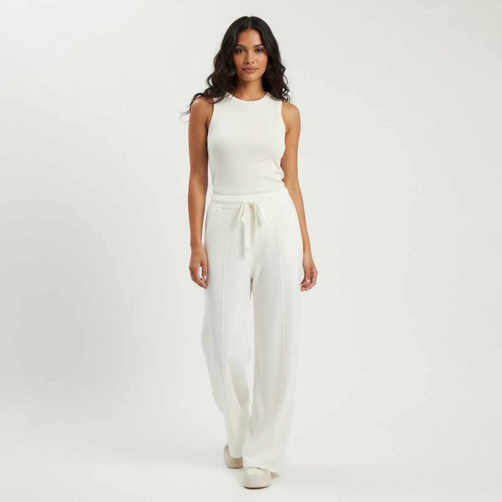 Luxe wide-leg dames pantalon – Monarque
