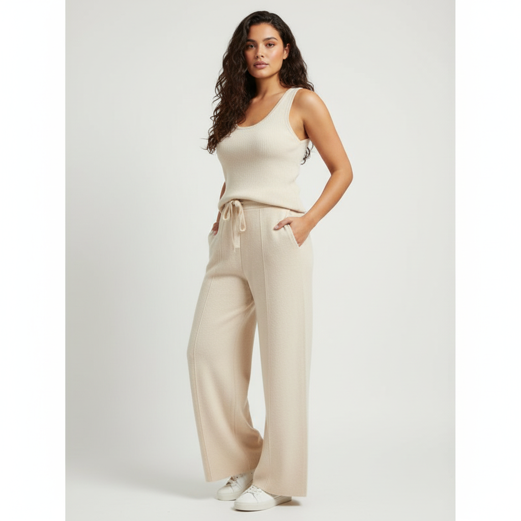 Luxe wide-leg dames pantalon – Monarque